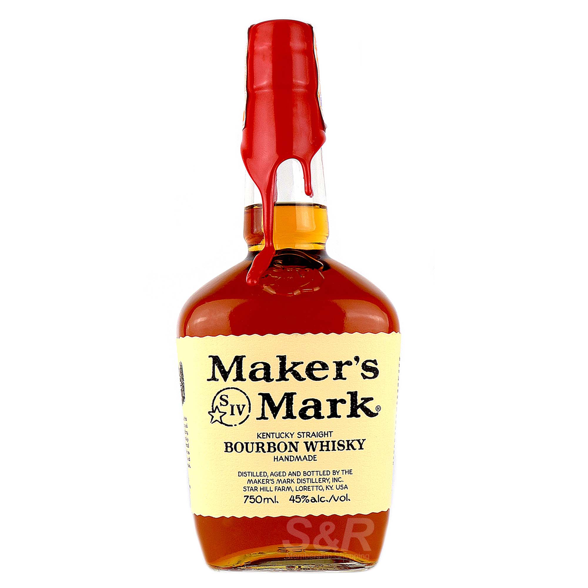 Maker's Mark Kentucky Straight Bourbon Whisky 750mL